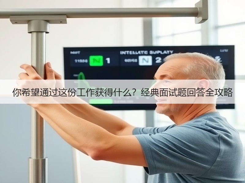 你希望通过这份工作获得什么？经典面试题回