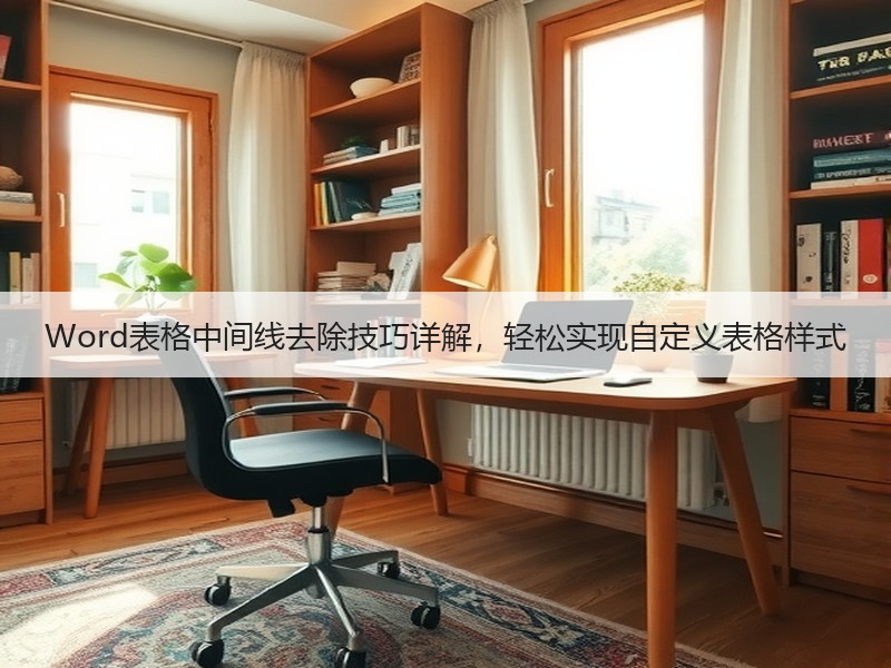 Word表格中间线去除技巧详解，轻松实现