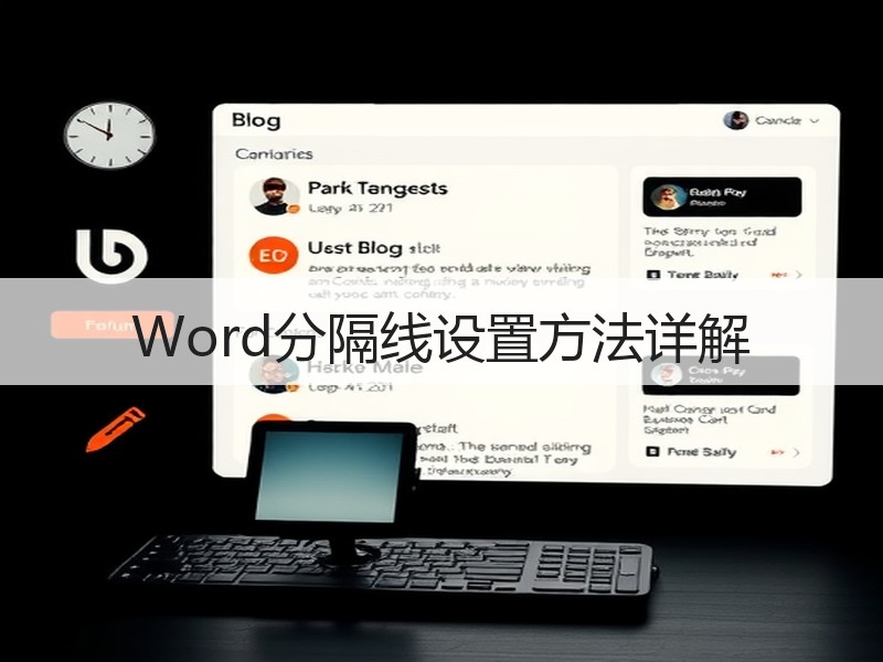 Word分隔线设置方法详解