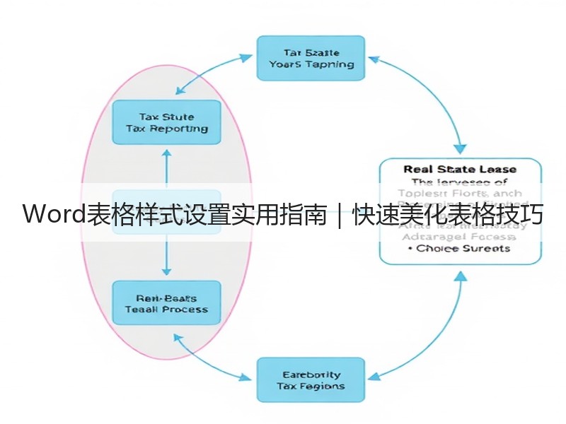 Word表格样式设置实用指南｜快速美化表