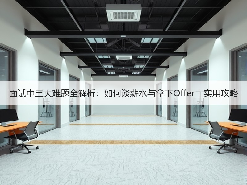 面试中三大难题全解析：如何谈薪水与拿下O