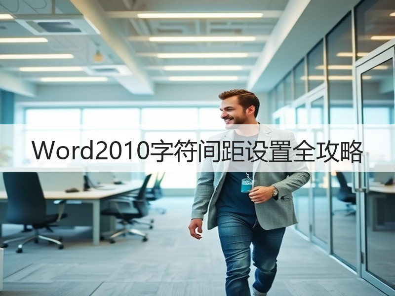 Word2010字符间距设置全攻略