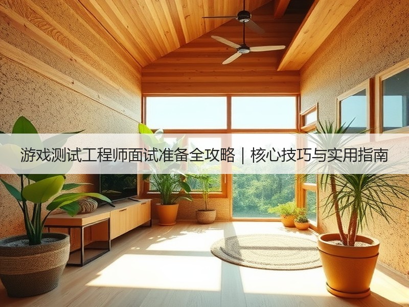 游戏测试工程师面试准备全攻略｜核心技巧与