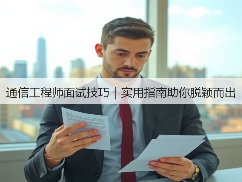 通信工程师面试技巧｜实用指南助你脱颖而出