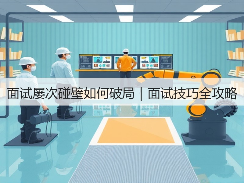 面试屡次碰壁如何破局｜面试技巧全攻略