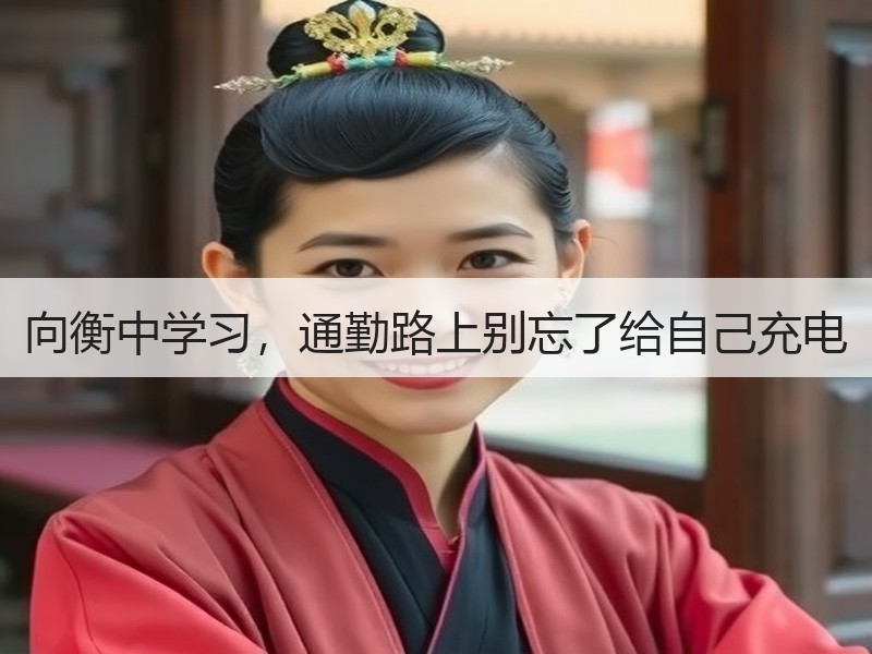 向衡中学习，通勤路上别忘了给自己充电