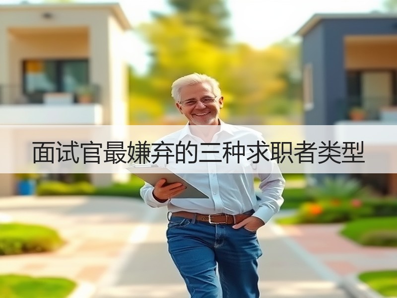 面试官最嫌弃的三种求职者类型