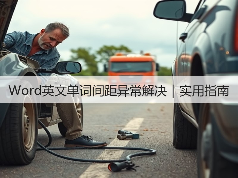 Word英文单词间距异常解决｜实用指南
