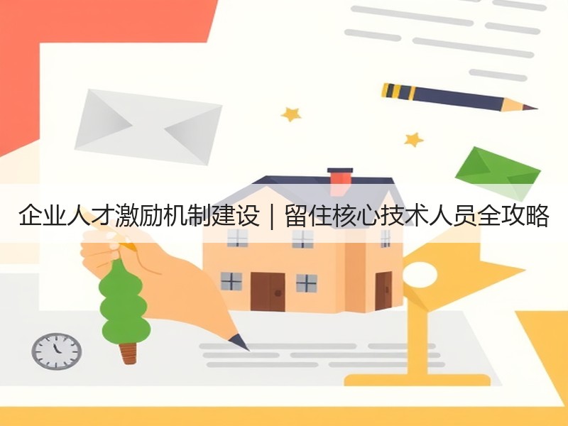 企业人才激励机制建设｜留住核心技术人员全