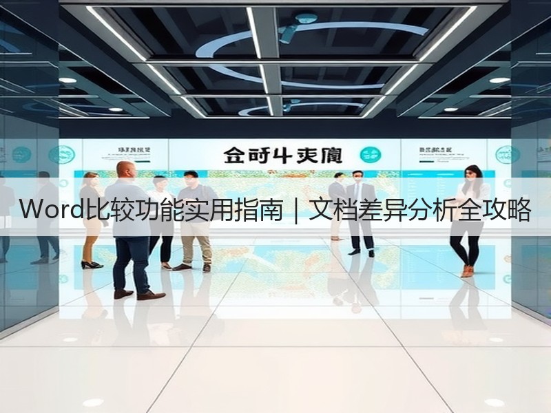 Word比较功能实用指南｜文档差异分析全
