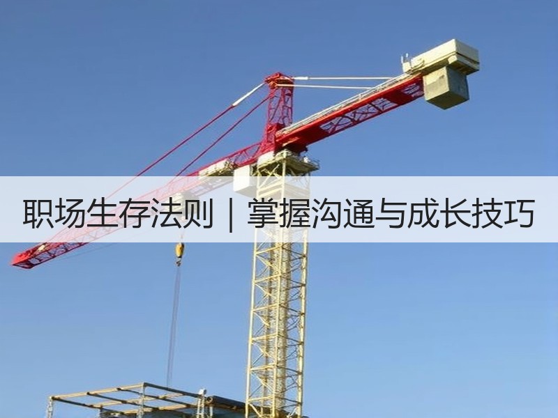 职场生存法则｜掌握沟通与成长技巧