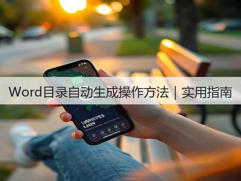 Word目录自动生成操作方法｜实用指南