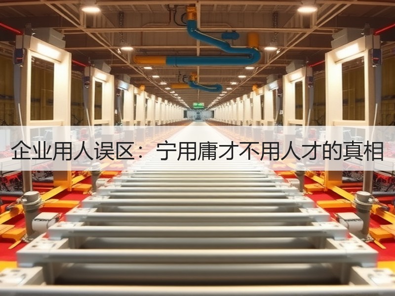 企业用人误区：宁用庸才不用人才的真相