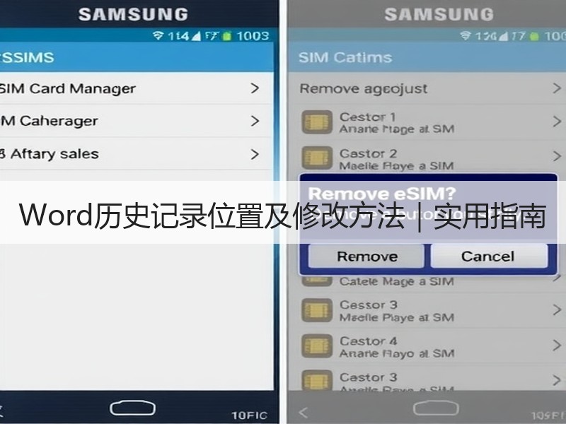Word历史记录位置及修改方法｜实用指南