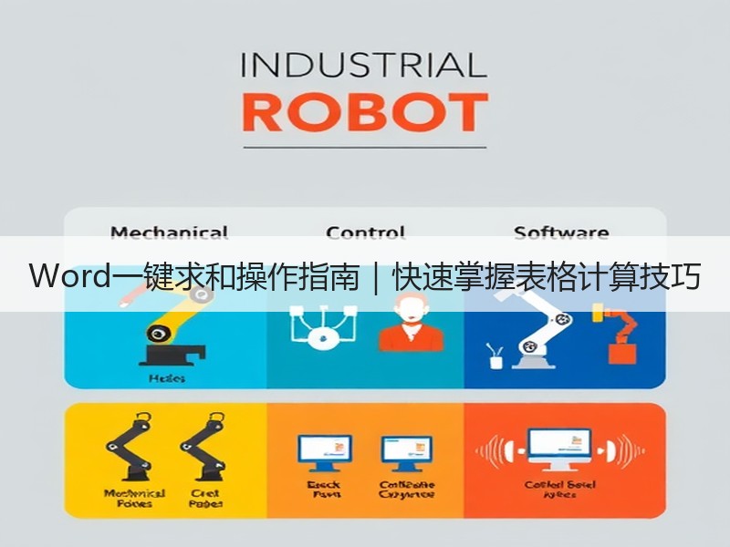 Word一键求和操作指南｜快速掌握表格计