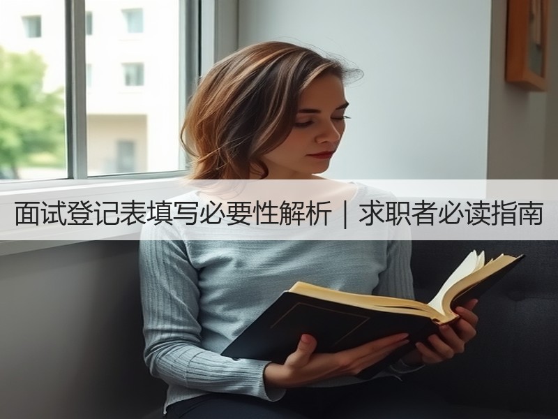 面试登记表填写必要性解析｜求职者必读指南