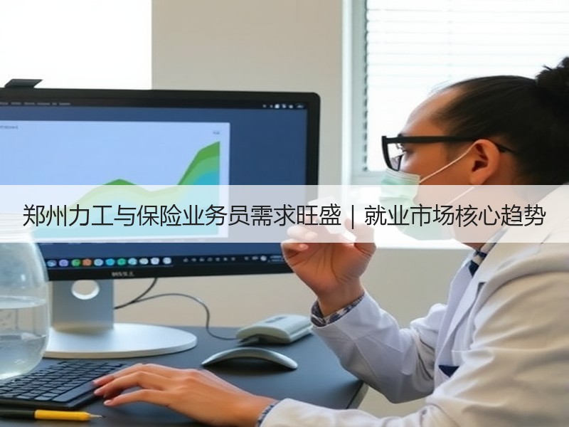 郑州力工与保险业务员需求旺盛｜就业市场核