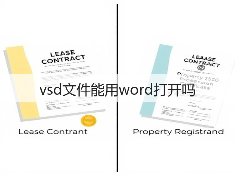 vsd文件能用word打开吗