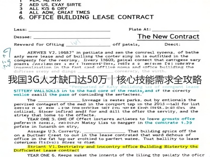 我国3G人才缺口达50万｜核心技能需求全