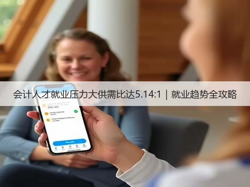 会计人才就业压力大供需比达5.14:1｜