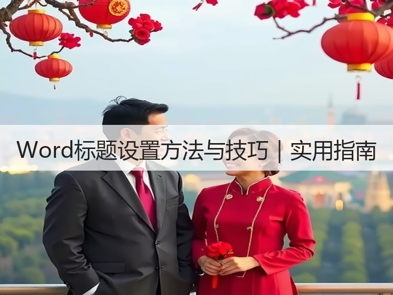 Word标题设置方法与技巧｜实用指南