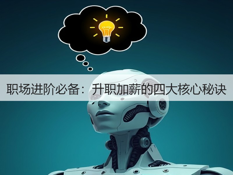 职场进阶必备：升职加薪的四大核心秘诀