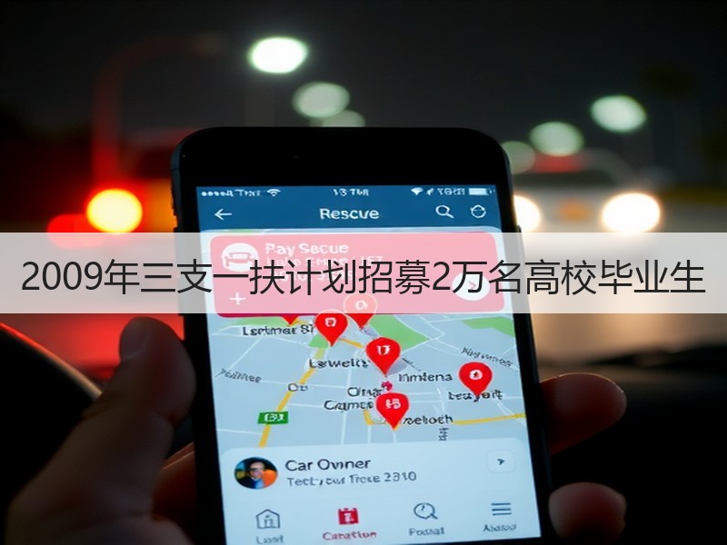 2009年三支一扶计划招募2万名高校毕业