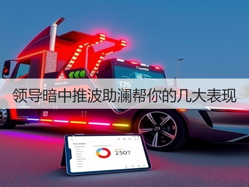 领导暗中推波助澜帮你的几大表现