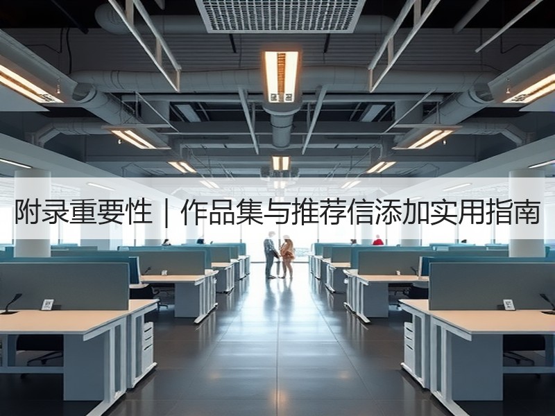 附录重要性｜作品集与推荐信添加实用指南