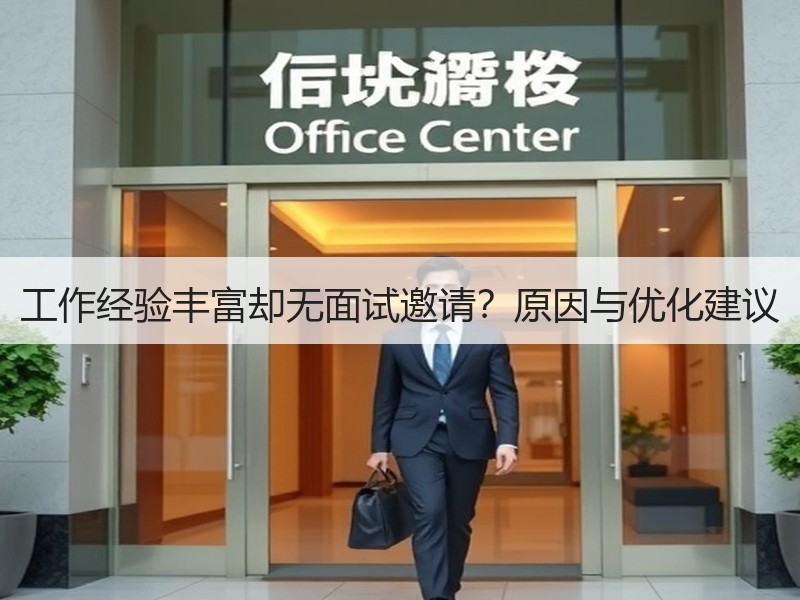 工作经验丰富却无面试邀请？原因与优化建议