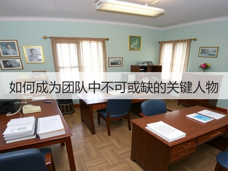如何成为团队中不可或缺的关键人物