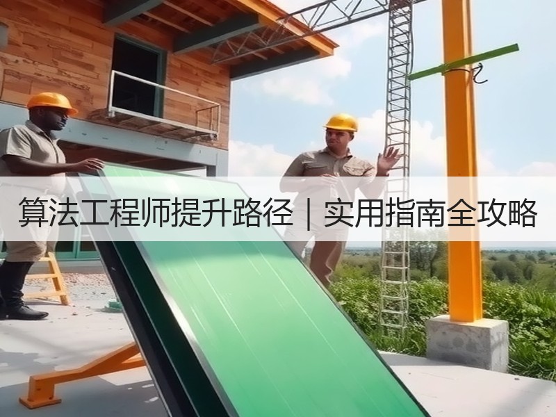 算法工程师提升路径｜实用指南全攻略