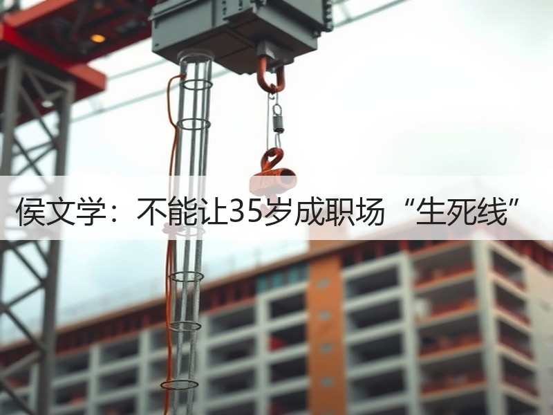 侯文学：不能让35岁成职场“生死线”