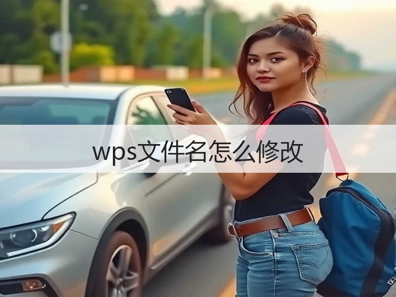 wps文件名怎么修改