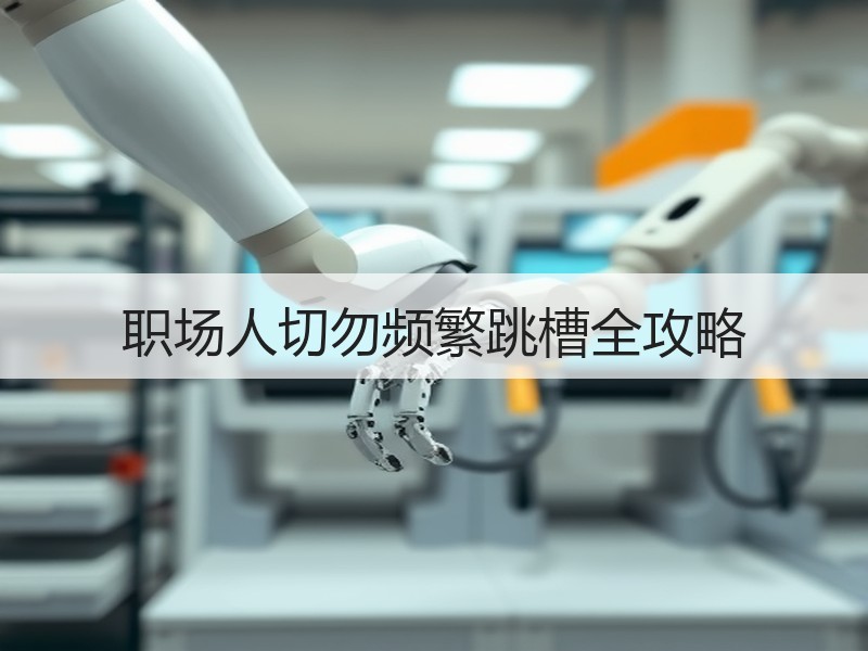职场人切勿频繁跳槽全攻略