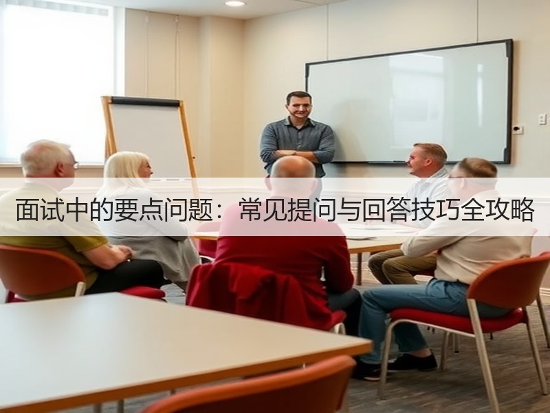 面试中的要点问题：常见提问与回答技巧全攻