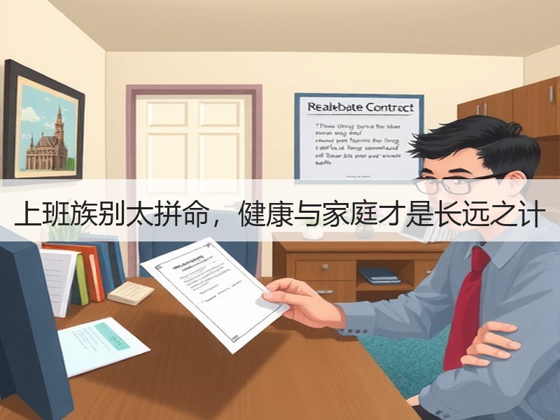 上班族别太拼命，健康与家庭才是长远之计