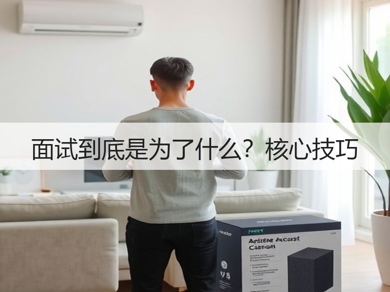 面试到底是为了什么？核心技巧