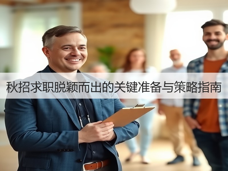 秋招求职脱颖而出的关键准备与策略指南