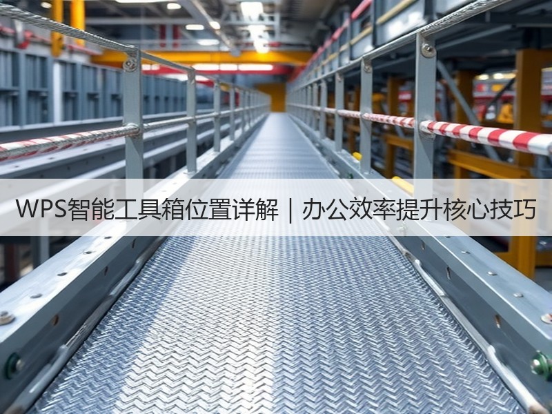 WPS智能工具箱位置详解｜办公效率提升核