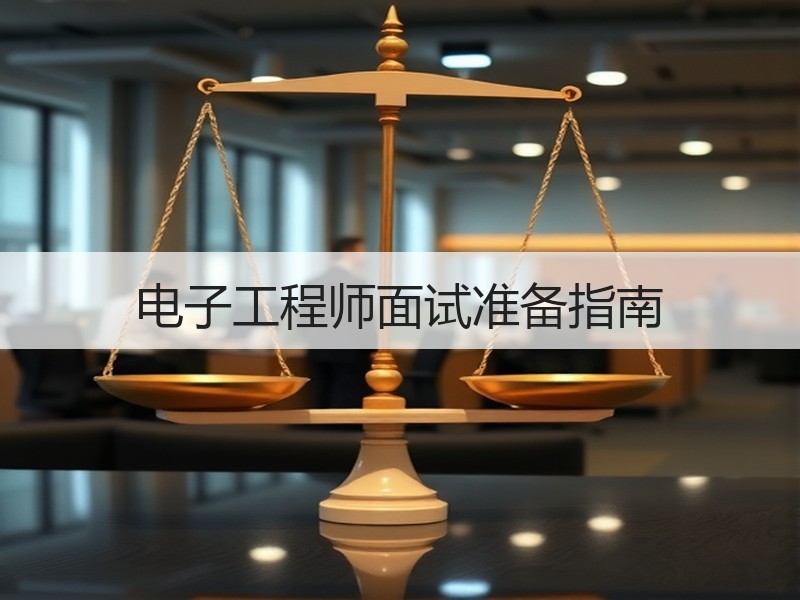 电子工程师面试准备指南