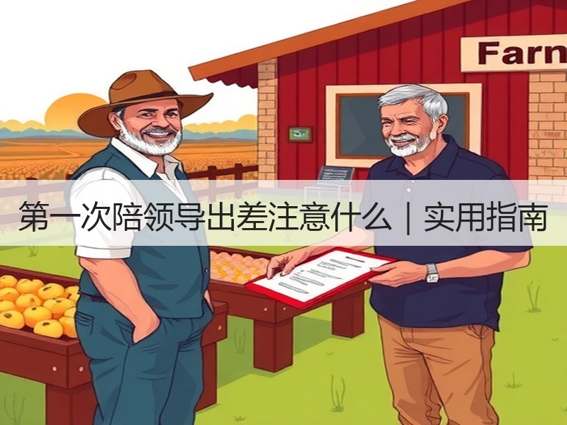 第一次陪领导出差注意什么｜实用指南