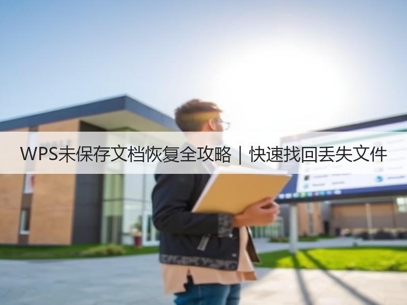 WPS未保存文档恢复全攻略｜快速找回丢失