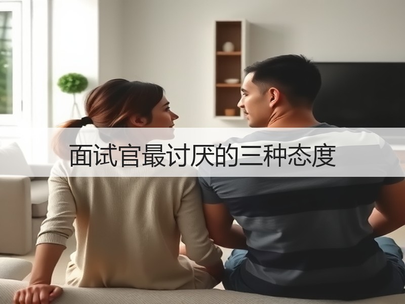 面试官最讨厌的三种态度