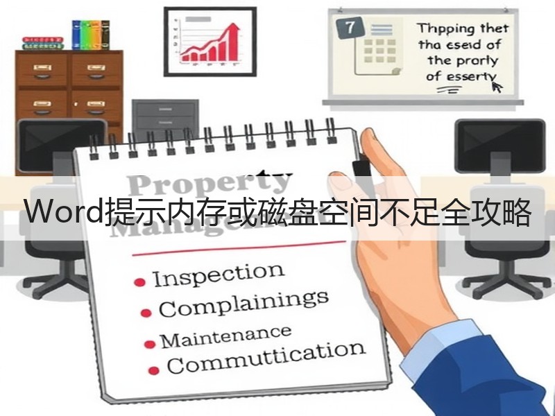 Word提示内存或磁盘空间不足全攻略