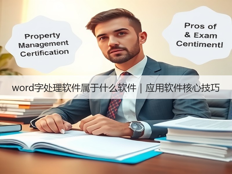 word字处理软件属于什么软件｜应用软件