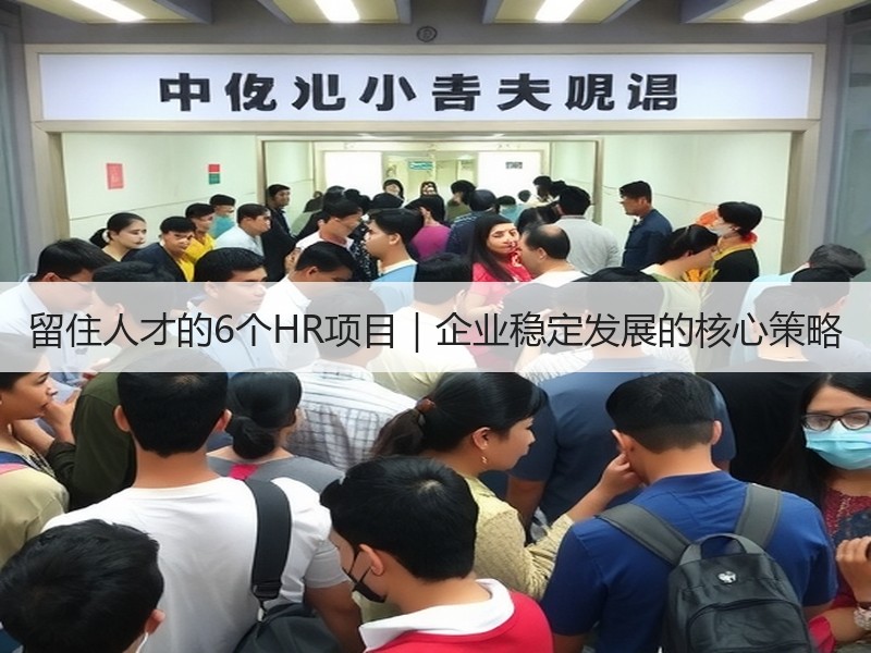 留住人才的6个HR项目｜企业稳定发展的核