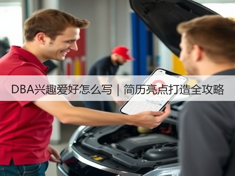 DBA兴趣爱好怎么写｜简历亮点打造全攻略