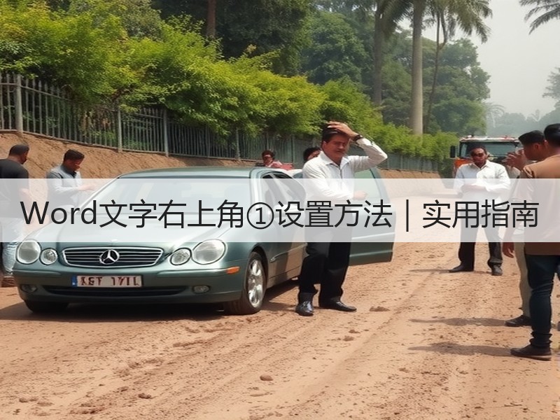 Word文字右上角①设置方法｜实用指南