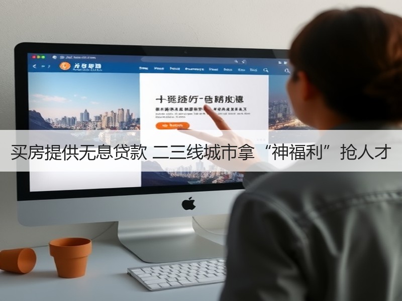 买房提供无息贷款 二三线城市拿“神福利”